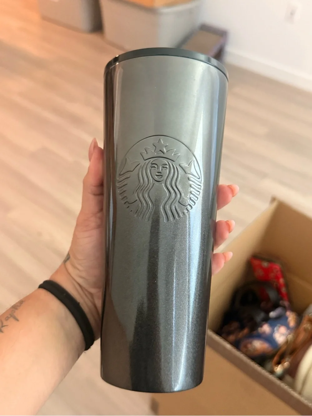 Starbucks Gunmetal Gray Stainless Tumbler